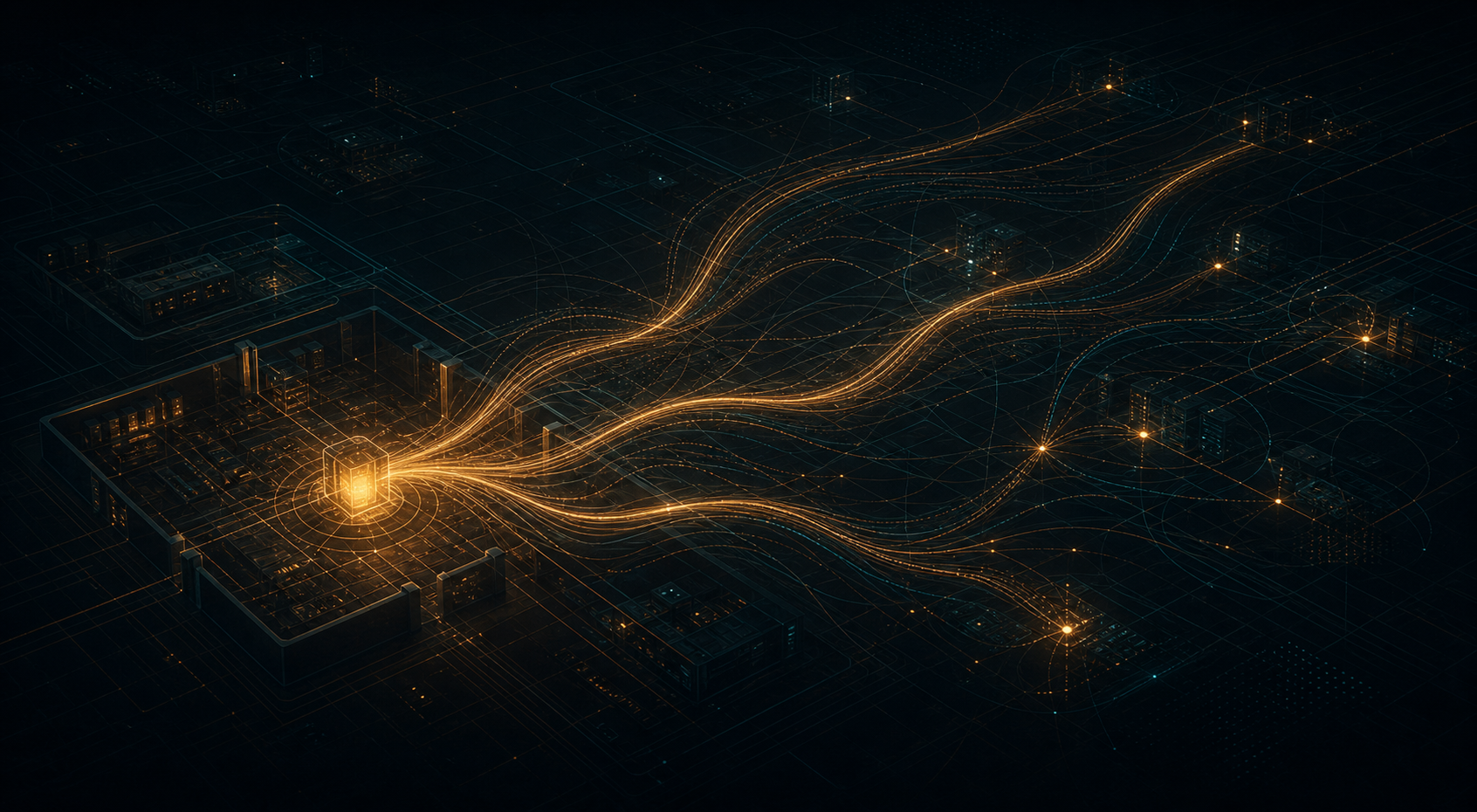 Localized secure signal emergence inside an on-prem environment with no central remote hub.