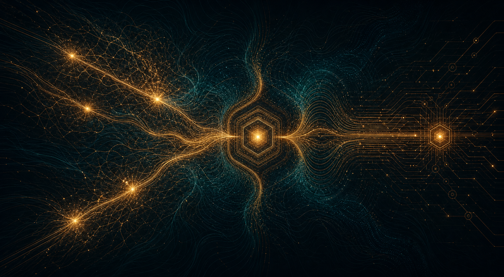 Interference waves and impact flares pressing against resilient secure structures that retain their form.